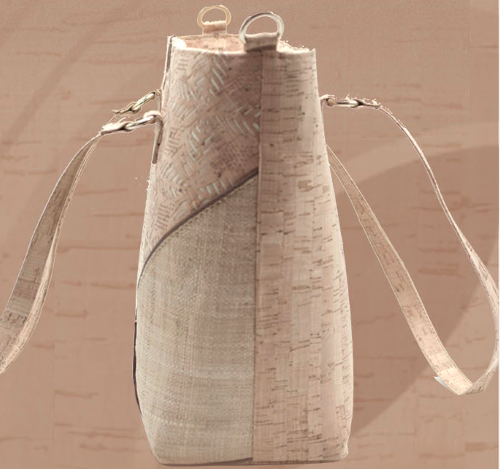 EVA – Sac cabas artisanal en liège & raphia naturel